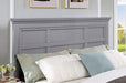 CASTLILE Queen Bed, Gray Bed FOA East