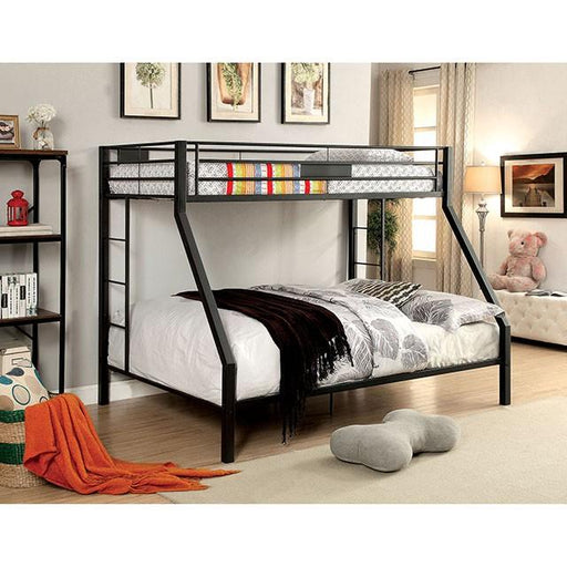 CLAREN Black Twin/Queen Bunk Bed Bunk Bed FOA East