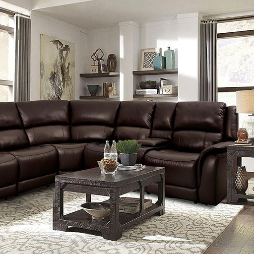 GORGIUS Power Sectional, Espresso Sectional FOA East