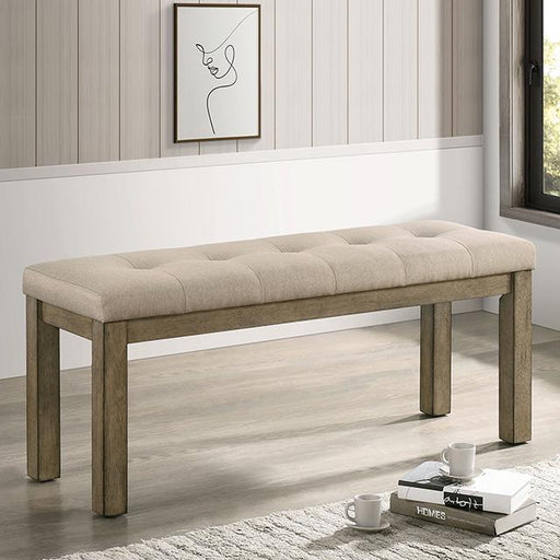 TEMPLEMORE Bench, Light Brown/Beige Bench FOA East