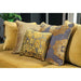 Viscontti Gold/Gray Sofa, Gold Sofa FOA East