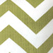 ZOE 18" X 18" Pillow, Green Chevron (2/CTN) Pillow FOA East