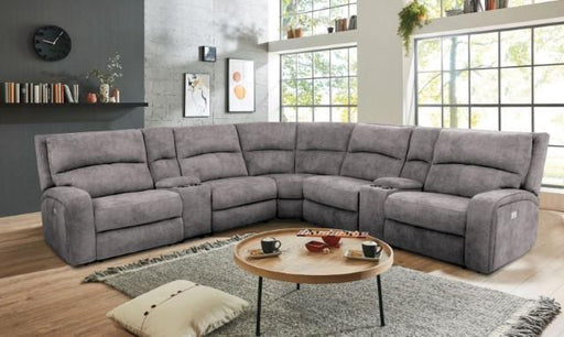 APOSTOLOS Power Sectional, Light Gray Sectional FOA East