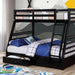 California Iv Black Twin/Full Bunk Bed Bunk Bed FOA East