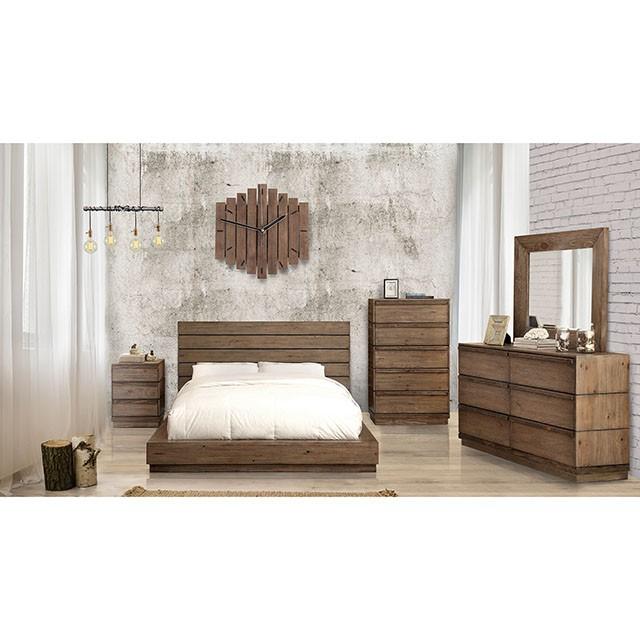 COIMBRA Rustic Natural Tone Chest Chest FOA East