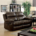 Listowel Brown Love Seat Loveseat FOA East