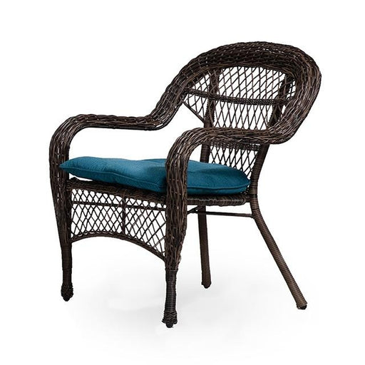 Oliveri Wicker Stacking Chair - 2Pc/Stack Outdoor Seating Set FOA East