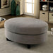 SARIN Warm Gray Ottoman Ottoman FOA East