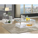 Torkel White/Chrome Coffee Table Coffee Table FOA East