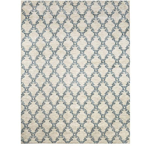 Acanthus Light Gray/Blue 8' X 10' Area Rug Rug FOA East