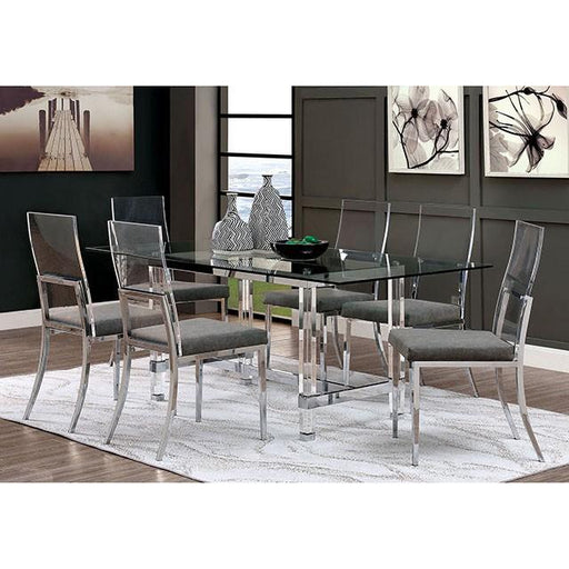 Casper Chrome Dining Table Dining Table FOA East