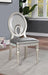 CATHALINA Side Chair (2/CTN), Silver Dining Chair FOA East