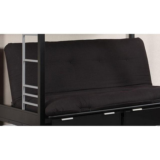 KNOX Black 6" Black Futon Mattress Futon Mattress FOA East