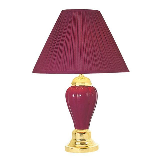 SCARLETT Burgundy Table Lamp (6/CTN) Table Lamp FOA East