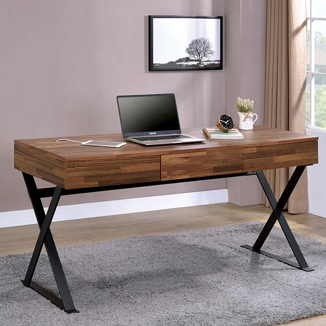 Tensed Sand Black Desk Desk FOA East