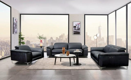 ASCONA Power Sofa, Black Sofa FOA East