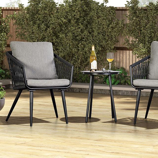 Shani 4 Pc. Conversation Set Outdoor Seating Set FOA East