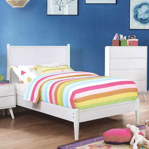 LENNART II White Queen Bed Bed FOA East