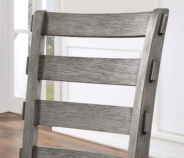 LAQUILA Side Chair (2/CTN), Gray Dining Chair FOA East