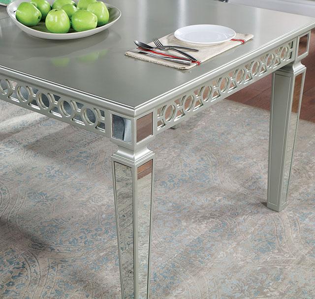 ADALIA Dining Table, Silver Dining Table FOA East