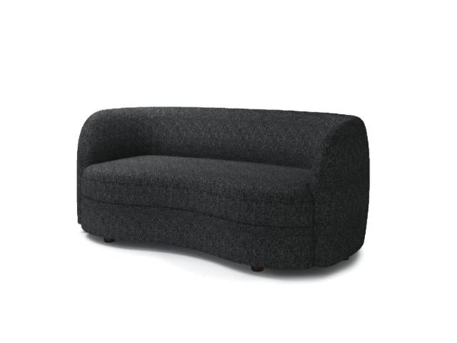 VERSOIX Loveseat, Black Loveseat FOA East