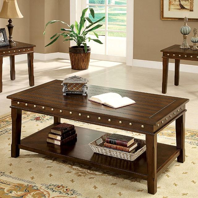 Fenwick Walnut 3 Pc. Coffee Table Set Table Set FOA East