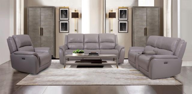 GORGIUS Power Sofa, Light Gray Sofa FOA East