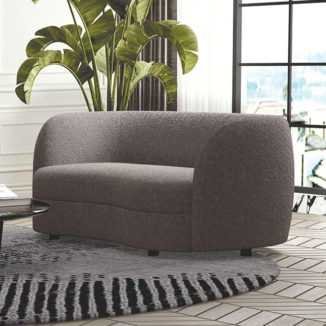 VERSOIX Loveseat, Charcoal Gray Loveseat FOA East