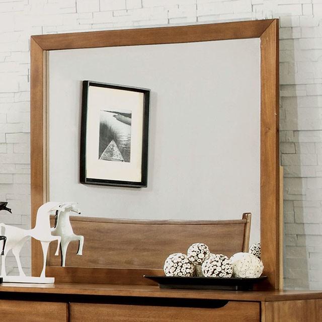 Lennart Oak Rectangular Mirror Mirror FOA East