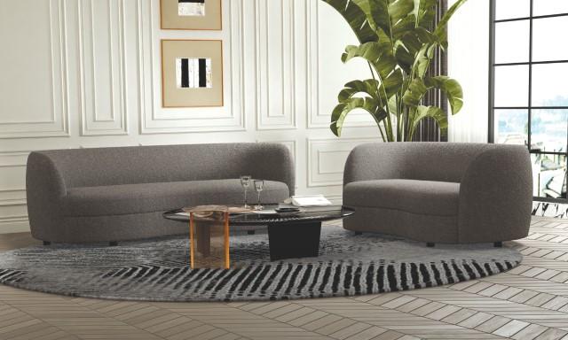 VERSOIX Sofa, Charcoal Gray Sofa FOA East