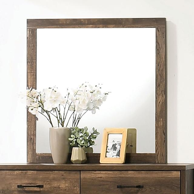 DUCKWORTH Mirror, Light Walnut Mirror FOA East