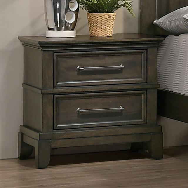 HOUSTON Night Stand, Gray Nightstand FOA East