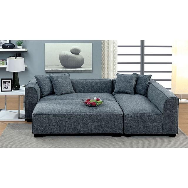 JAYLENE Gray Sectional Sectional FOA East