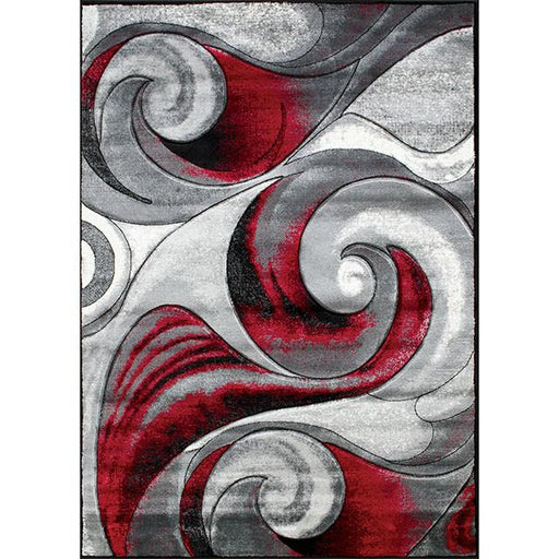 Niksar Red 5' X 7' Area Rug Rug FOA East