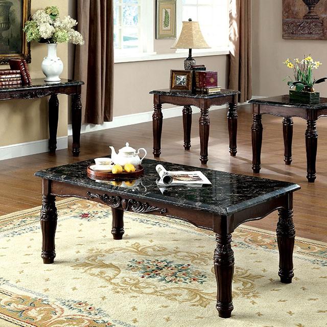 Brampton Espresso/Black 3 Pc. Table Set Table Set FOA East