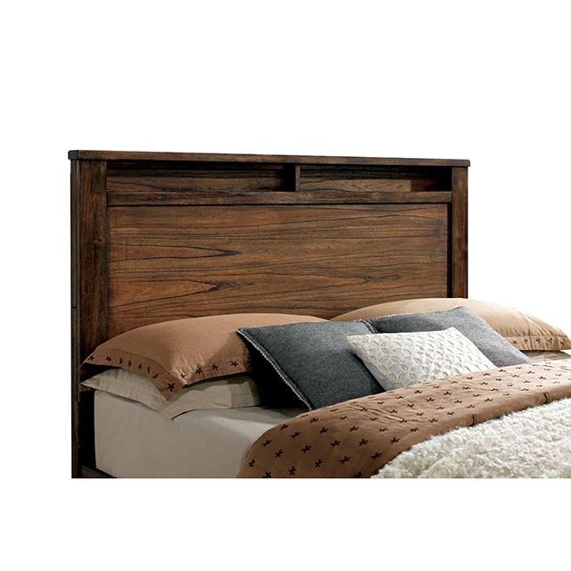 ELKTON Oak Cal.King Bed Bed FOA East