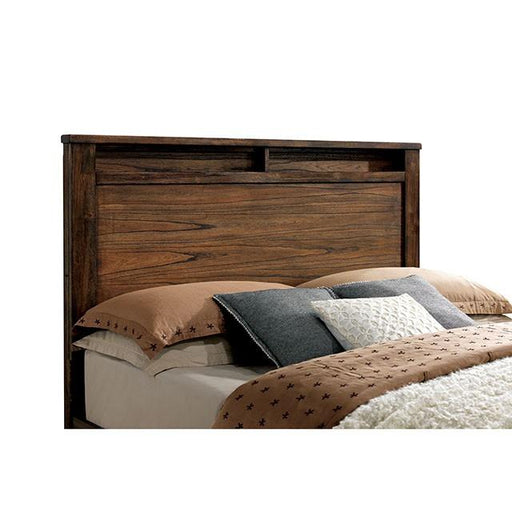 ELKTON Oak QUEEN BED Bed FOA East