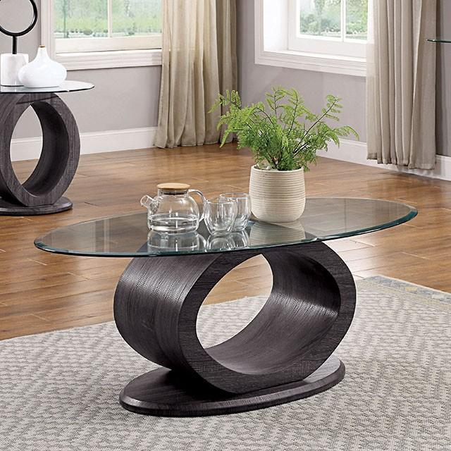 Lodia Gray Coffee Table Coffee Table FOA East