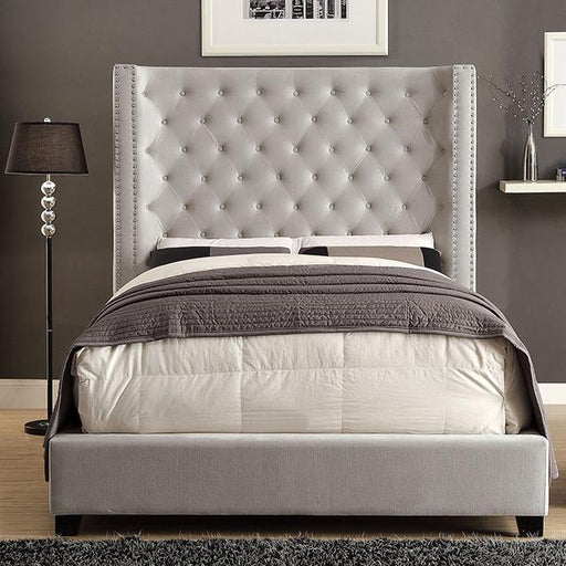 ROSABELLE E.King Bed, Ivory Bed FOA East