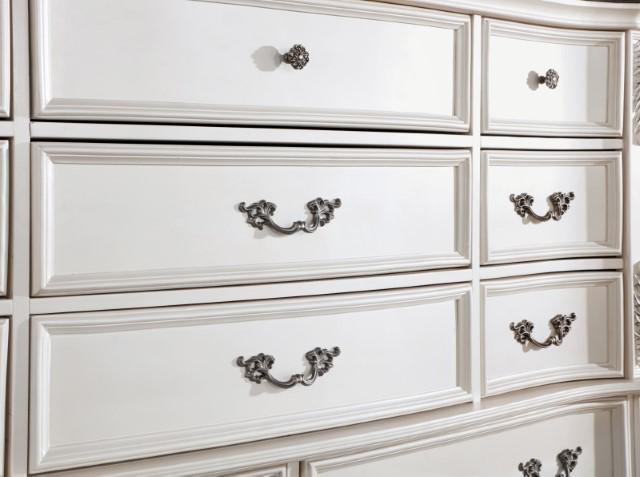 ESPARANZA Dresser, Pearl White Dresser FOA East