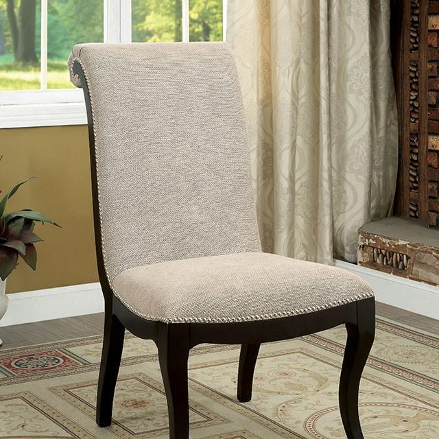 Ornette Espresso Side Chair (2/CTN) Dining Chair FOA East