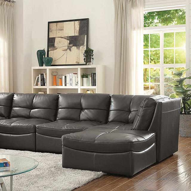 Libbie Gray 6 Pc. Modular Seating Set Sectional FOA East