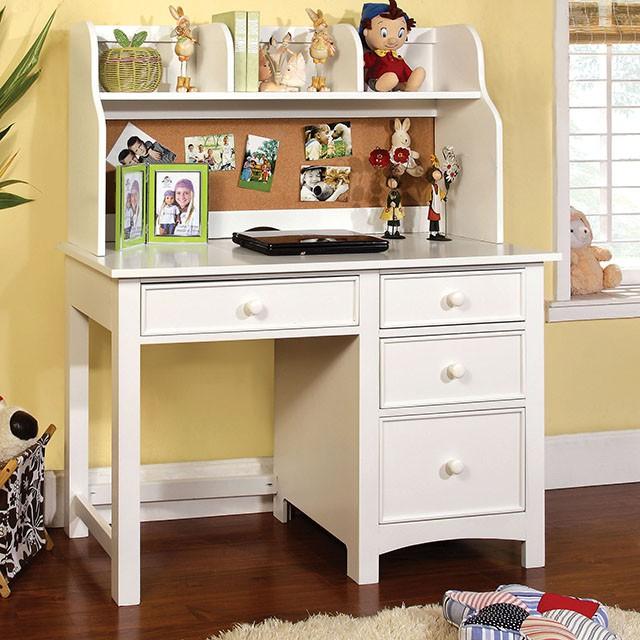 Omnus White Desk Desk FOA East