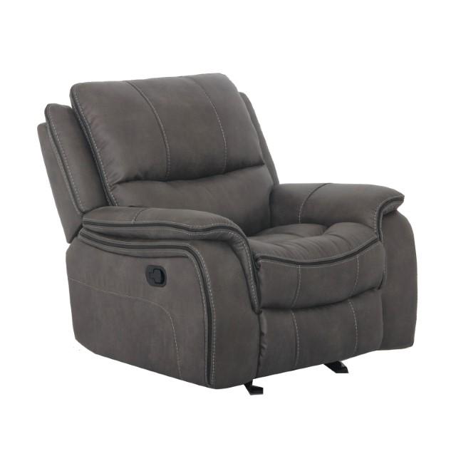 HENRICUS Glider Recliner, Dark Gray Recliner FOA East