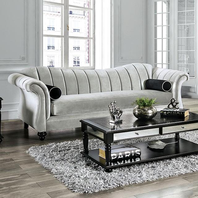 Marvin Pewter Sofa Sofa FOA East