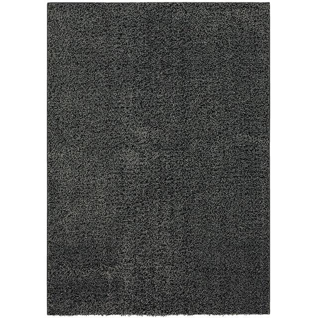 DUFUR 5' X 7' Area Rug, Dark Gray Rug FOA East