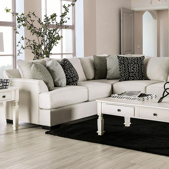 GUNNERSBURY Sectional, Beige Sectional FOA East