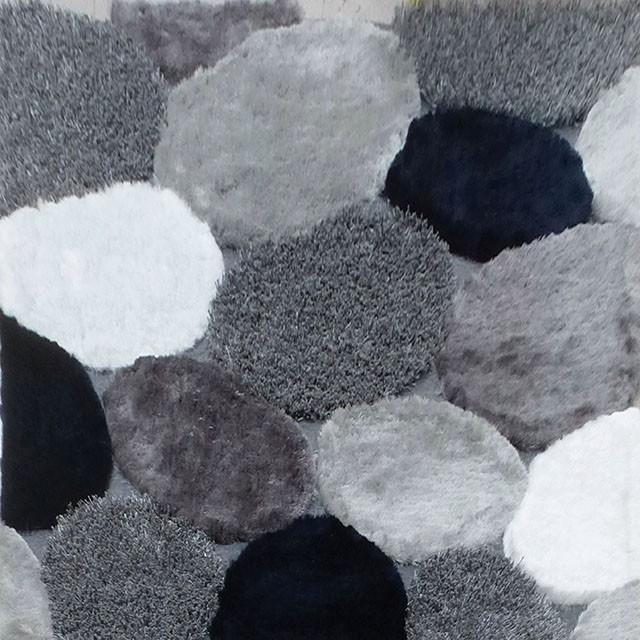 Vancouver Gray/Navy 5' X 7' Area Rug Rug FOA East