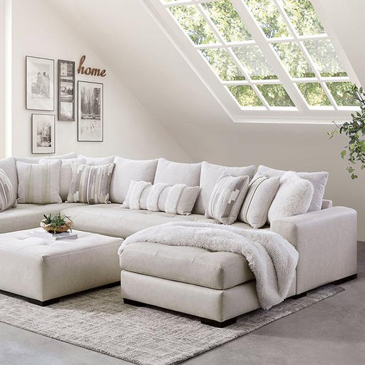 WARRENTON Sectional, Ivory Sectional FOA East