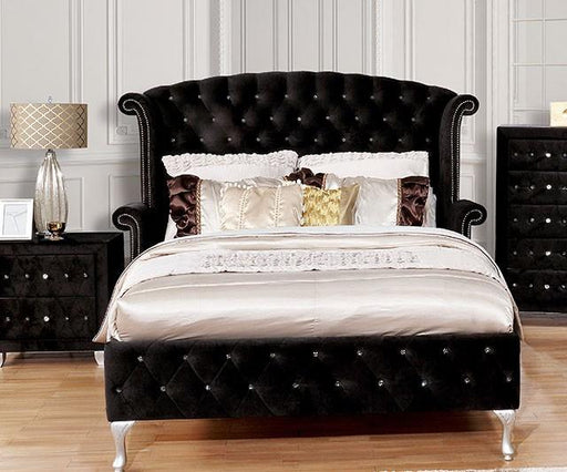 Alzire Black E.King Bed Bed FOA East